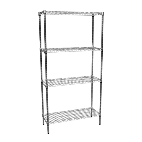 Darrahopens Home & Garden > Storage Modular Wire Storage Shelf 900 x 350 x 1800mm Steel Shelving