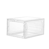 Darrahopens Home & Garden > Storage Sneaker Display Case Shoe Storage Organizer Box Stackable Plastic Clear Magnetic