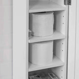 darrahopens Home & Garden > Storage Toilet Paper Holder with Storage, Freestanding Cabinet, Toilet Brush Holder and Toilet Paper Dispenser 20x100x18 cm