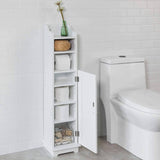 darrahopens Home & Garden > Storage Toilet Paper Holder with Storage, Freestanding Cabinet, Toilet Brush Holder and Toilet Paper Dispenser 20x100x18 cm