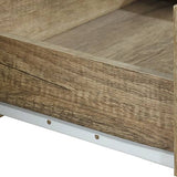darrahopens Home & Garden > Storage TV Cabinet 3 Storage Drawers with Shelf Natural Wood like MDF Entertainment Unit in Oak Colour