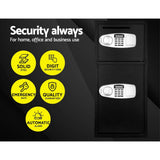 darrahopens Home & Garden > Storage UL-TECH Electronic Safe Digital Security Box Double Door LCD Display