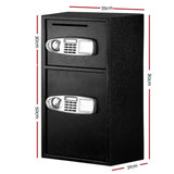 darrahopens Home & Garden > Storage UL-TECH Electronic Safe Digital Security Box Double Door LCD Display