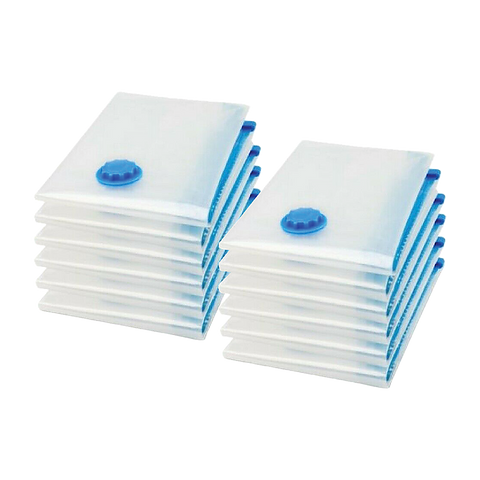 darrahopens Home & Garden > Storage Vacuum Bags Clothes Sealed Clothing Bag Travel Compact Storage Space Saver x12