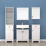 darrahopens Home & Garden > Storage White Wall Cabinet with Door 40x52cm