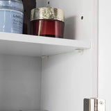 darrahopens Home & Garden > Storage White Wall Cabinet with Door 40x52cm