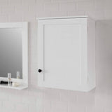 darrahopens Home & Garden > Storage White Wall Cabinet with Door 40x52cm