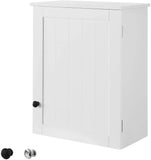 darrahopens Home & Garden > Storage White Wall Cabinet with Door 40x52cm