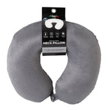 Darrahopens Home & Garden > Travel Milano Decor Memory Foam Travel Neck Pillow With Clip Cushion Support Soft Grey