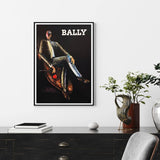 darrahopens Home & Garden > Wall Art 50cmx70cm Bally Man & Woman 2 Sets Black Frame Canvas Wall Art