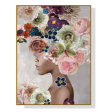 darrahopens Home & Garden > Wall Art 50cmx70cm Foolish in Love II Gold Frame Canvas Wall Art