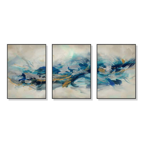 Darrahopens Home & Garden > Wall Art 60cmx90cm The Universal 3 Sets Black Frame Canvas Wall Art