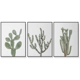 Darrahopens Home & Garden > Wall Art 70cmx100cm Desert 3 Sets Black Frame Canvas Wall Art