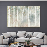 darrahopens Home & Garden > Wall Art 70cmx100cm Forest hang painting style Gold Frame Canvas Wall Art