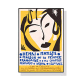 darrahopens Home & Garden > Wall Art 70cmx100cm Henri Matisse Black Frame Canvas Wall Art