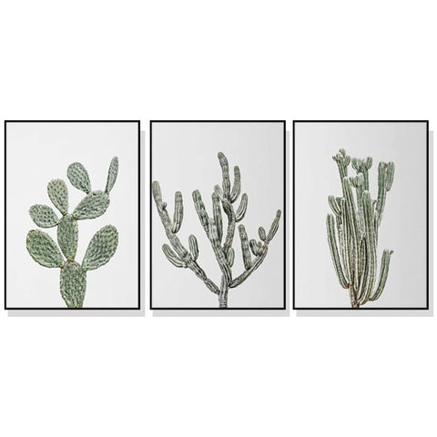 Darrahopens Home & Garden > Wall Art 80cmx120cm Desert 3 Sets Black Frame Canvas Wall Art