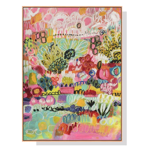 Darrahopens Home & Garden > Wall Art 80cmx120cm Summer Smile A Wood Frame Canvas Wall Art