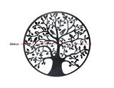 darrahopens Home & Garden > Wall Art Black Tree of Life Wall Art Hanging Metal Iron Sculpture Garden 60cm