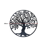 darrahopens Home & Garden > Wall Art Black Tree of Life Wall Art Hanging Metal Iron Sculpture Garden 99cm