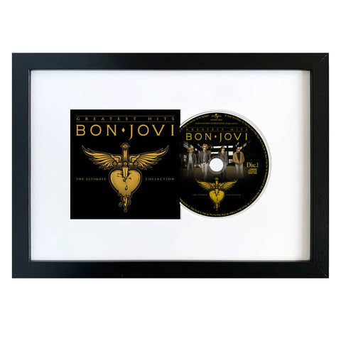 Darrahopens Home & Garden > Wall Art Bon Jovi - Bon Jovi Greatest Hits - CD Framed Album Art
