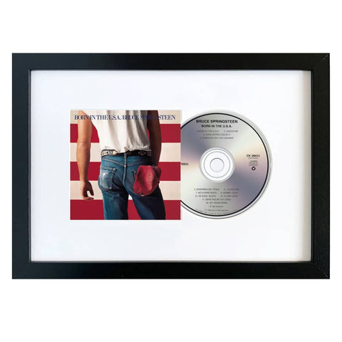 Darrahopens Home & Garden > Wall Art Bruce Springsteen-Born In The U.S.A. (2014 Remaster) CD Framed Album Art