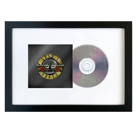 Darrahopens Home & Garden > Wall Art Guns & Roses - Greatest Hits - CD Framed Album Art