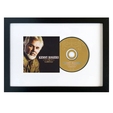 Darrahopens Home & Garden > Wall Art Kenny Rogers - 21 Number Ones - CD Framed Album Art