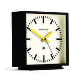 Darrahopens Home & Garden > Wall Art Newgate Amp Mantel Clock Black With Yellow Hands