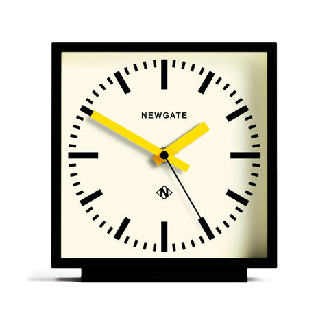 Darrahopens Home & Garden > Wall Art Newgate Amp Mantel Clock Black With Yellow Hands