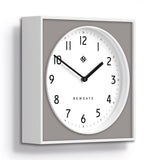 Darrahopens Home & Garden > Wall Art Newgate Burger & Chips Wall Clock Posh Grey