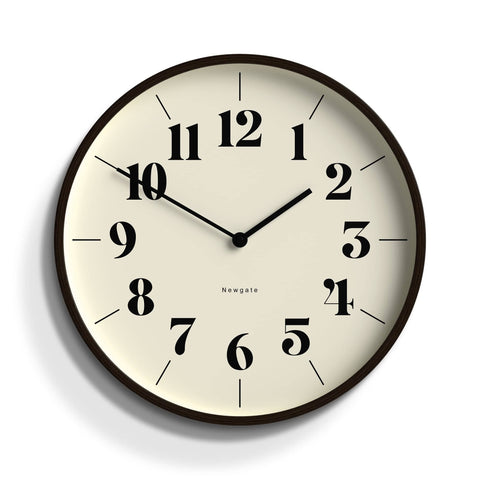 Darrahopens Home & Garden > Wall Art Newgate Mr Clarke Clock Dark Wood Hopscotch Dial