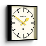 Darrahopens Home & Garden > Wall Art Newgate Number Five Wall Clock Black Yellow Hands