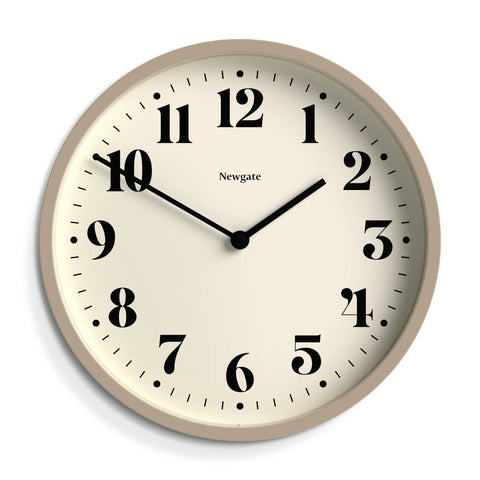 Darrahopens Home & Garden > Wall Art Newgate Number Four Wall Clock Matte Stone