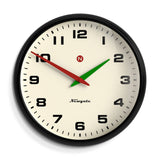 Darrahopens Home & Garden > Wall Art Newgate Superstore Wall Clock Alpha Dial Black