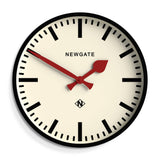 Darrahopens Home & Garden > Wall Art Newgate Universal Wall Clock Railway Dial Black
