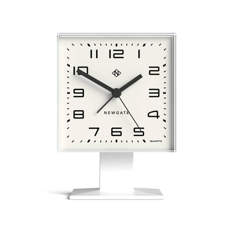 Darrahopens Home & Garden > Wall Art Newgate Victor Alarm Clock Pebble White