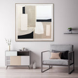 Darrahopens Home & Garden > Wall Art Wall Art Original Abstract Painting on Framed Canvas 1000mmx1000mm Set of 2 Abstract Nature