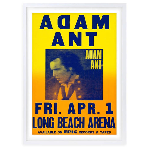 Darrahopens Home & Garden > Wall Art Wall Art's Adam Ant Large 105cm x 81cm Framed A1 Art Print