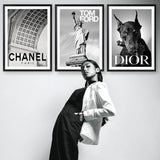 Darrahopens Home & Garden > Wall Art Wall Art's Chanel Floating Surfer Large 105cm x 81cm Framed A1 Art Print