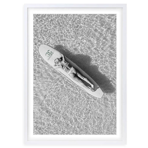 Darrahopens Home & Garden > Wall Art Wall Art's Chanel Floating Surfer Large 105cm x 81cm Framed A1 Art Print