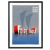 Darrahopens Home & Garden > Wall Art Wall Art's Fair Paris 1933 Large 105cm x 81cm Framed A1 Art Print
