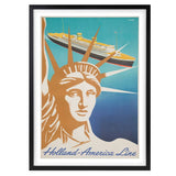 Darrahopens Home & Garden > Wall Art Wall Art's Holland   America Line Large 105cm x 81cm Framed A1 Art Print