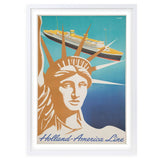 Darrahopens Home & Garden > Wall Art Wall Art's Holland   America Line Large 105cm x 81cm Framed A1 Art Print