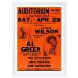 Darrahopens Home & Garden > Wall Art Wall Art's Jackie Wilson - Al Green - 1972 Large 105cm x 81cm Framed A1 Art Print