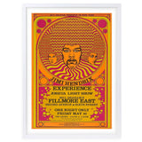 Darrahopens Home & Garden > Wall Art Wall Art's Jimi Hendrix 1968 2 Large 105cm x 81cm Framed A1 Art Print