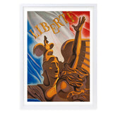 Darrahopens Home & Garden > Wall Art Wall Art's Liberte Large 105cm x 81cm Framed A1 Art Print