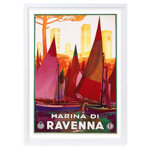 Darrahopens Home & Garden > Wall Art Wall Art's Marina Di Ravenna Large 105cm x 81cm Framed A1 Art Print