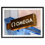 Darrahopens Home & Garden > Wall Art Wall Art's Omega Sign Large 105cm x 81cm Framed A1 Art Print