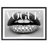 Darrahopens Home & Garden > Wall Art Wall Art's Vogue Lips Framed A1 Art Print