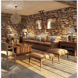 darrahopens Home & Garden > Wallpaper Rustic Rock Brick Wallpaper Self-Adhesive Self Peel and Stick